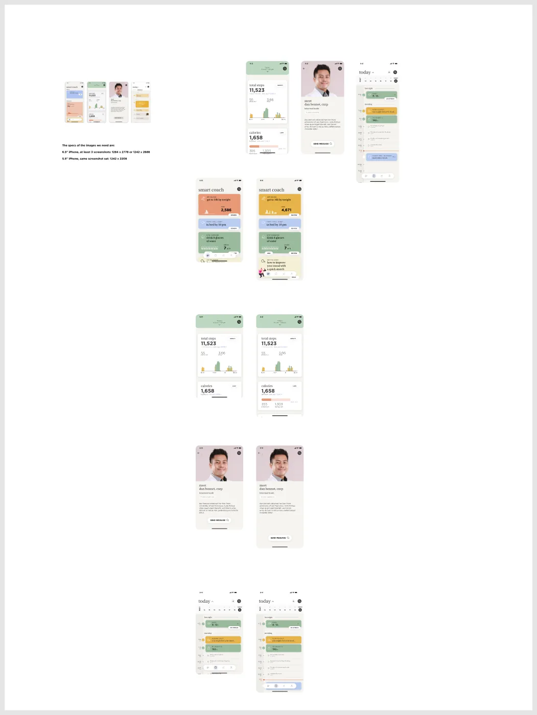 App Store screenshots for iOS.